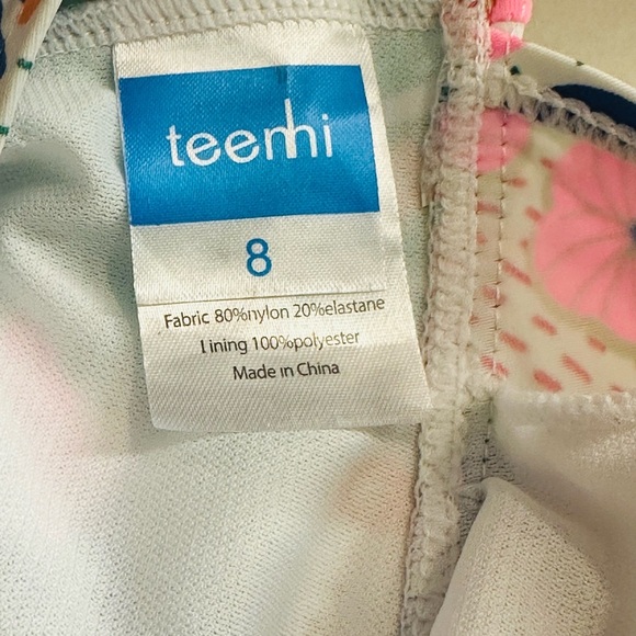 Teemi Tropical Floral Swimsuit new no tags # A2 - Picture 5 of 5